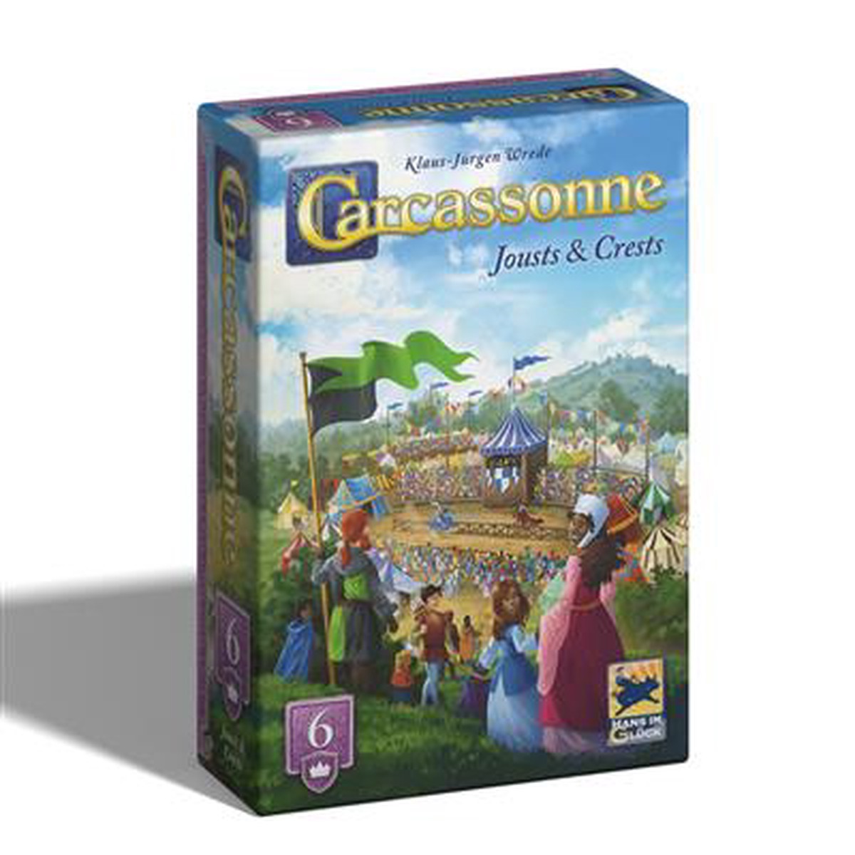 Carcassonne Exp6 (V3.1) : Jousts & Crests EN