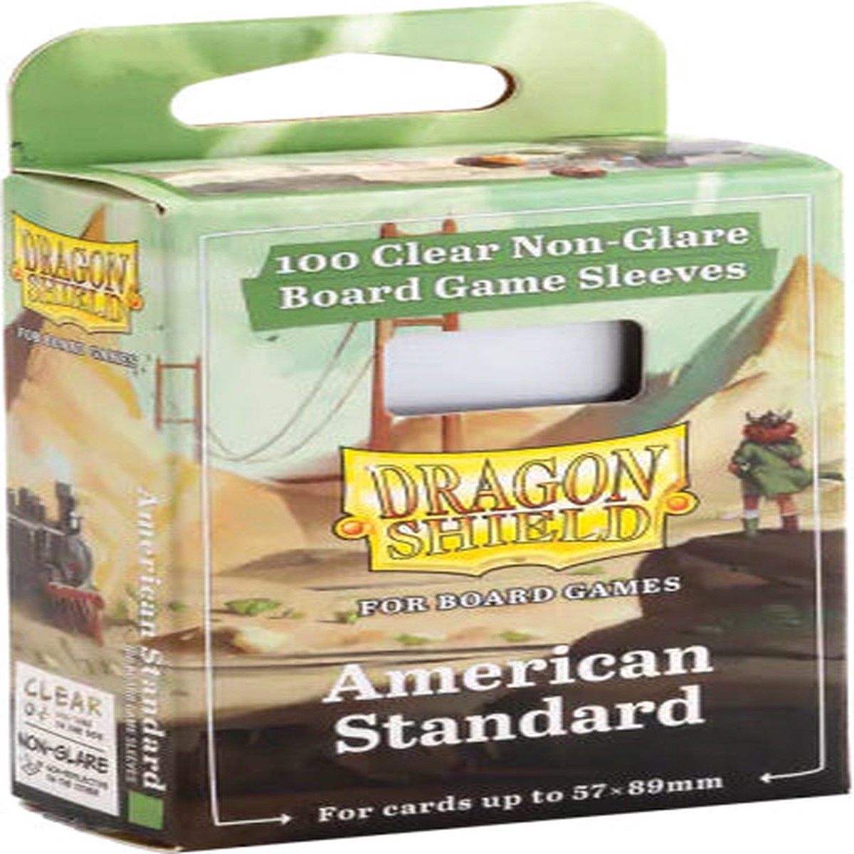 Dragon Shields: (100) American Standard Board Game Sleeves (57mm x 89mm)