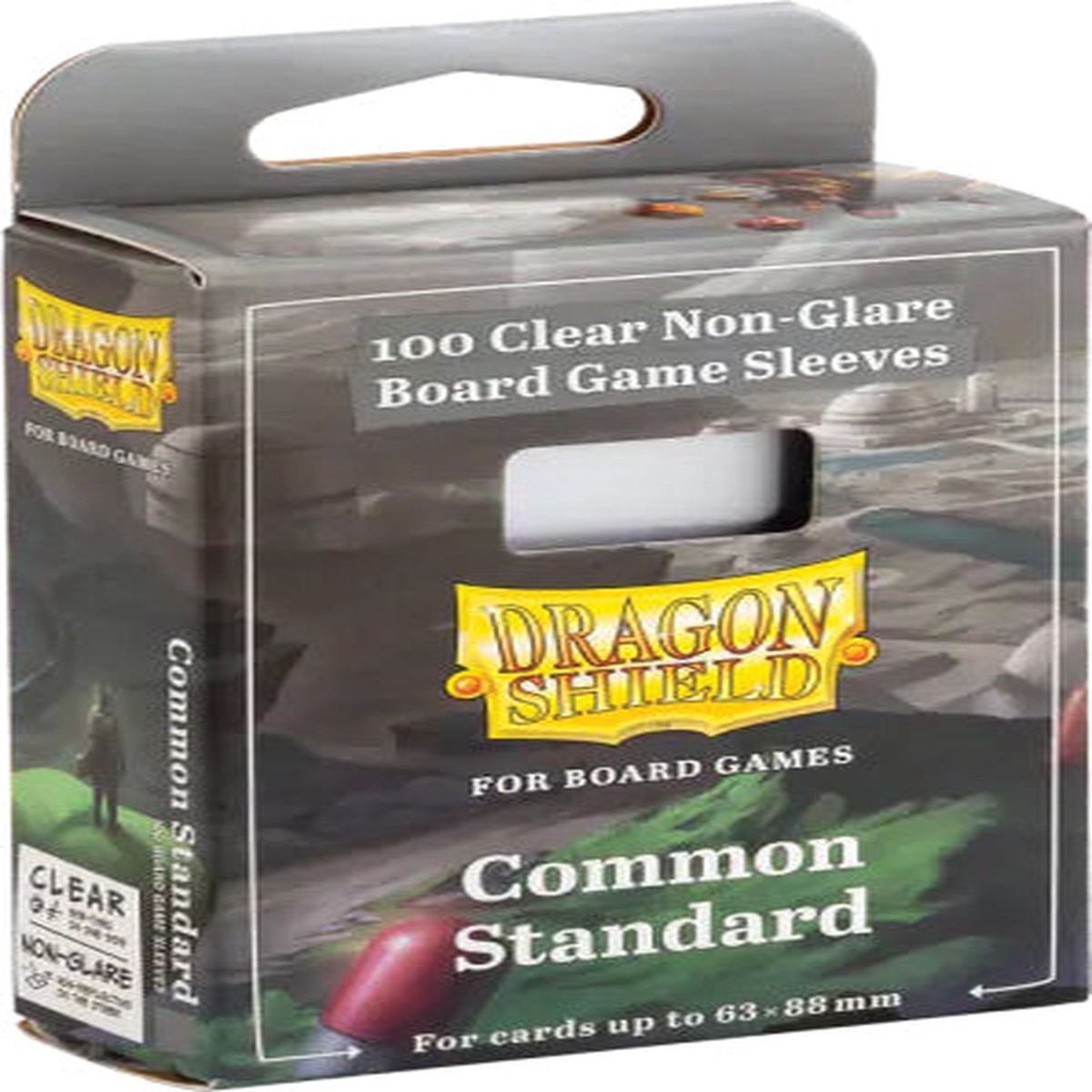 Dragon Shields: (100) Common Standard Board Game Sleeves (63mm x 88mm)