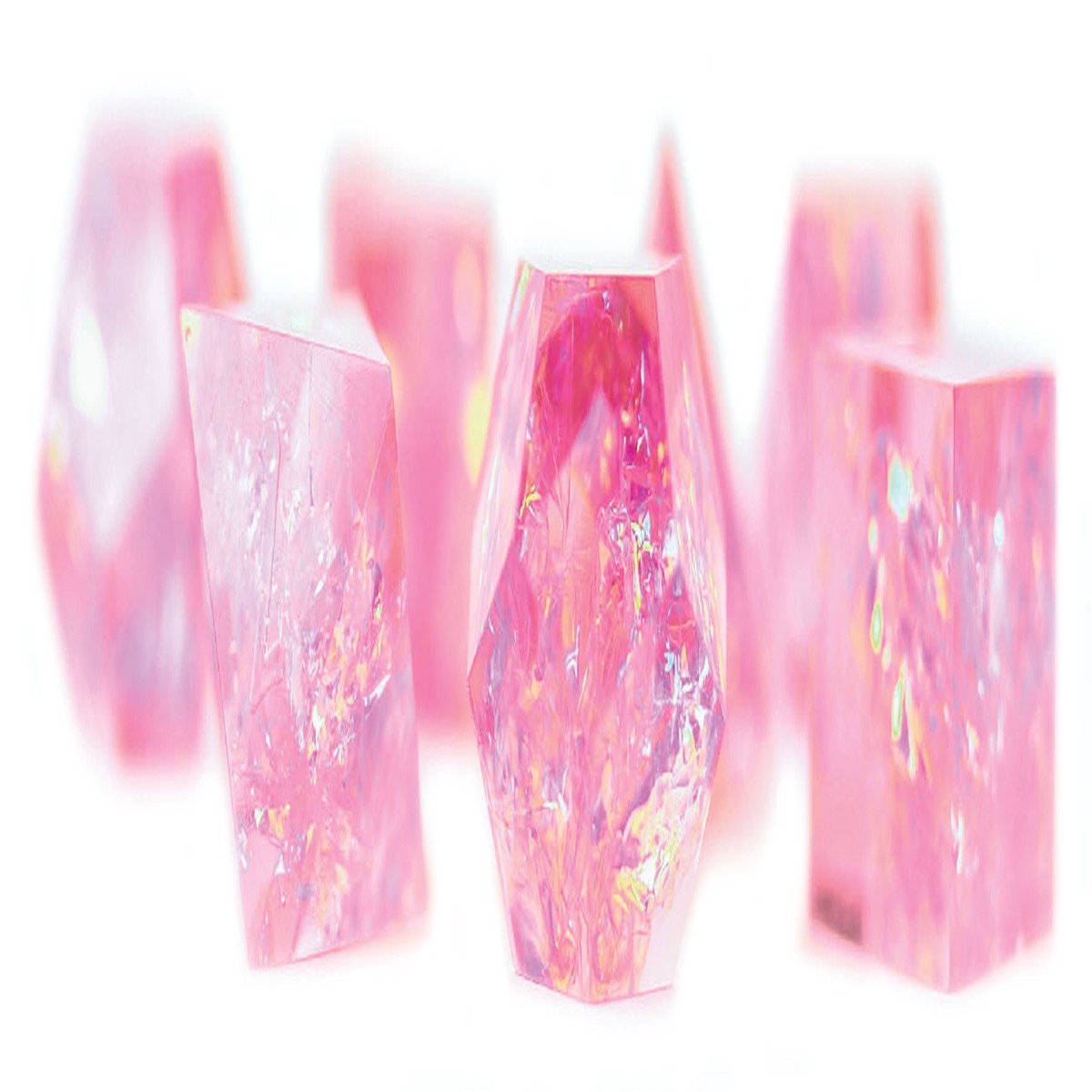 Sirius Dice RPG Dice Set (7): Cloak & Dagger - Pink