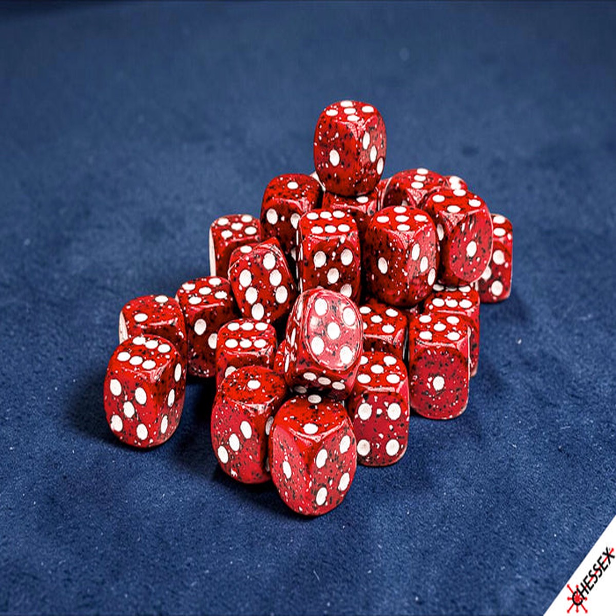 Chessex: Speckled 12mm D6 Lava Stone Dice Block