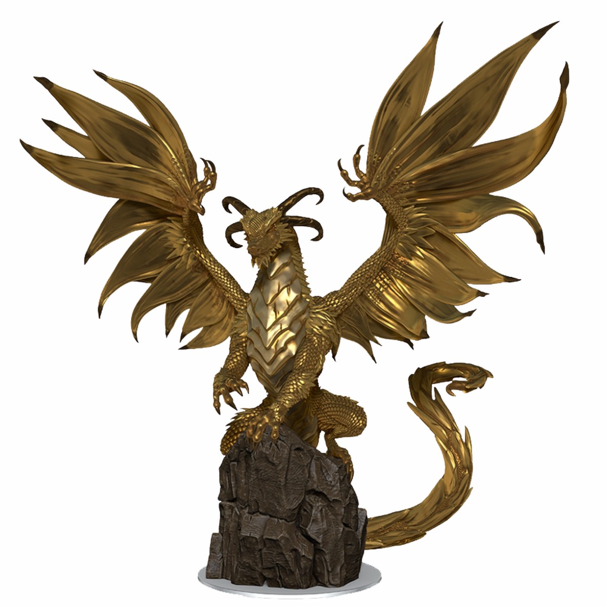 Pathfinder Battles Darklands Rising - Mengkare, Great Wyrm Gold Dragon