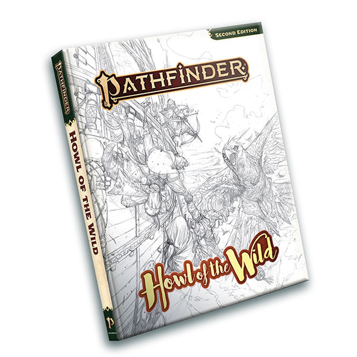 Pathfinder RPG: 2e: Howl of the Wild Sketch Cover