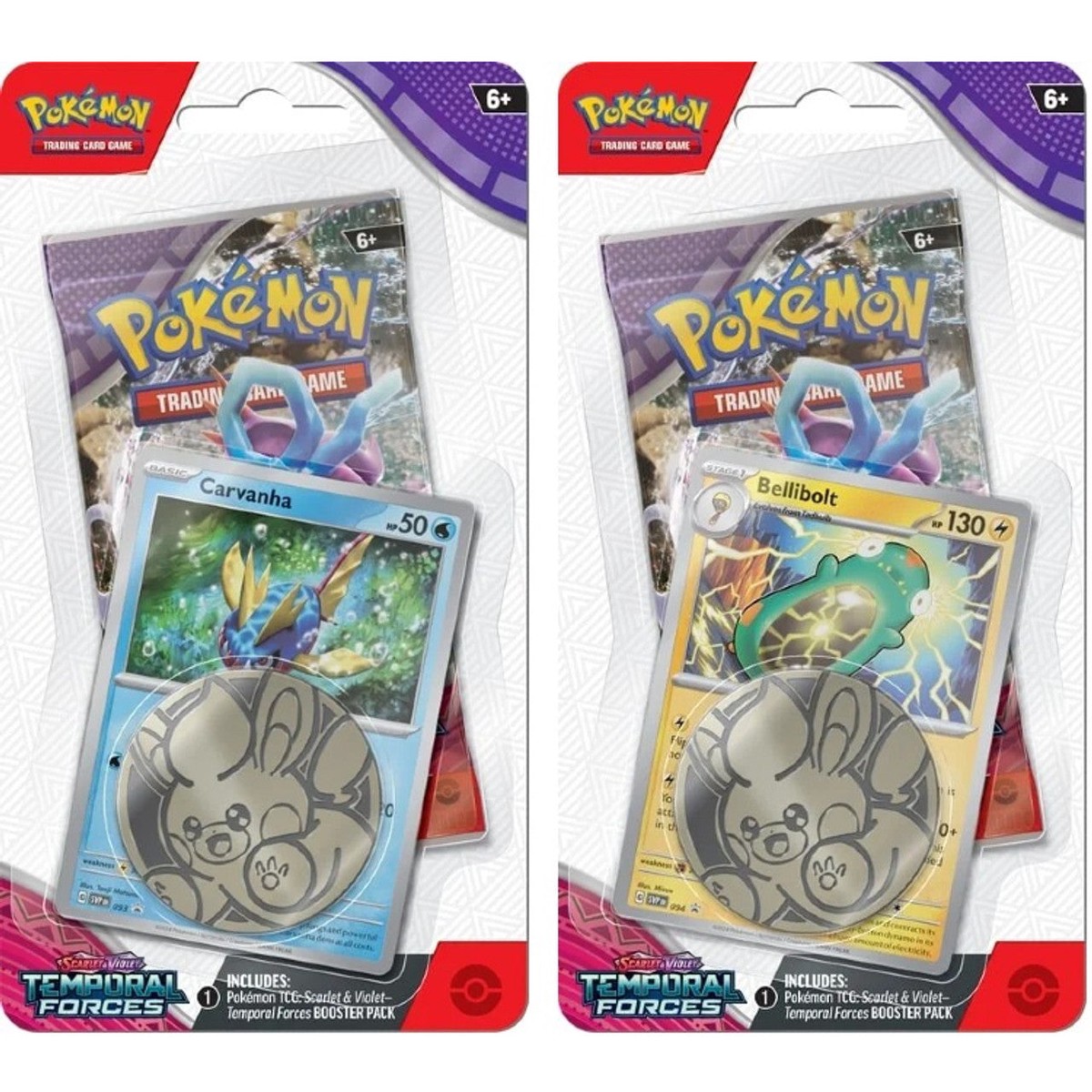 Pokemon TCG: Scarlet & Violet - Temporal Forces Checklane Blisters