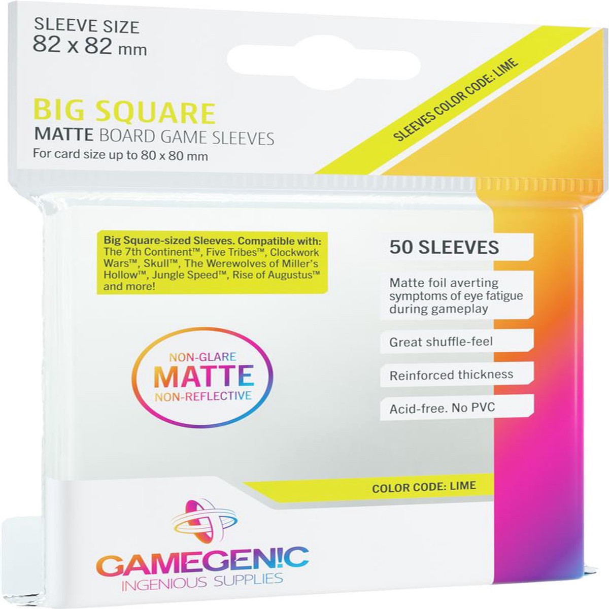 Gamegenic: Matte Big Square (82 x 82mm)