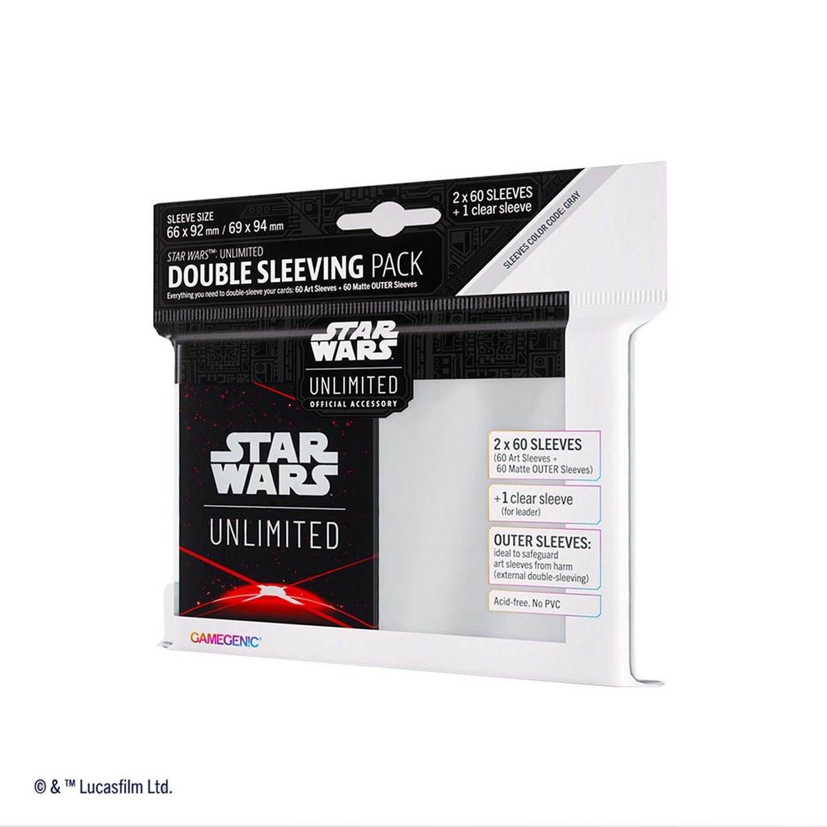 Star Wars: Unlimited TCG - Double Sleeving Pack - Space Red