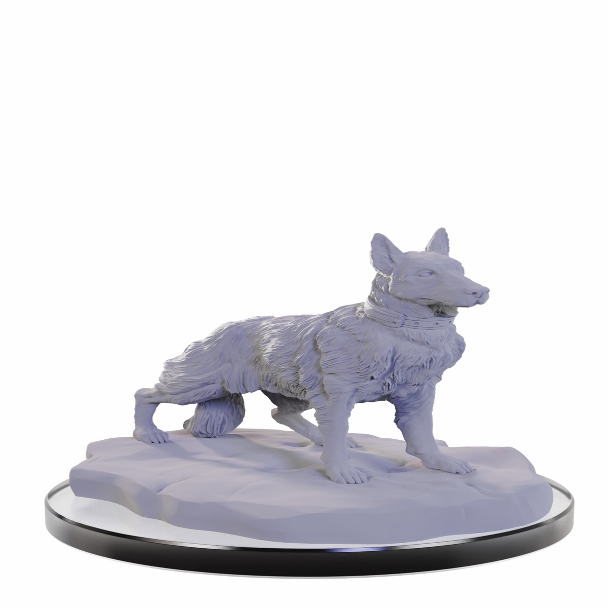 WizKids Deep Cuts Unpainted Miniatures: W22 Dog Companions