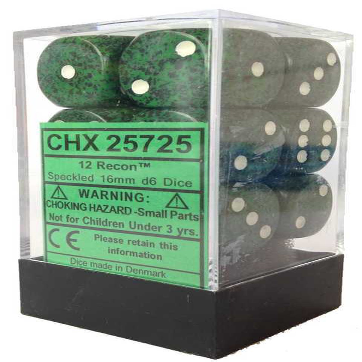 Chessex Dice: Speckled: 16mm Pip D6 Recon (12)