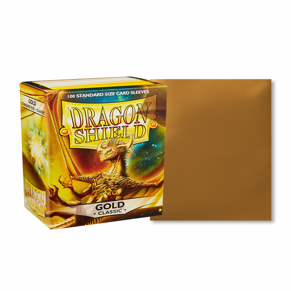 Dragon Shields: (100) Classic Gold