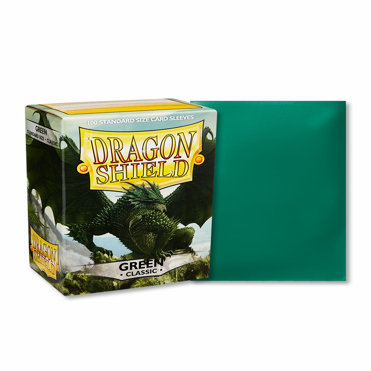 Dragon Shields: (100) Classic Green