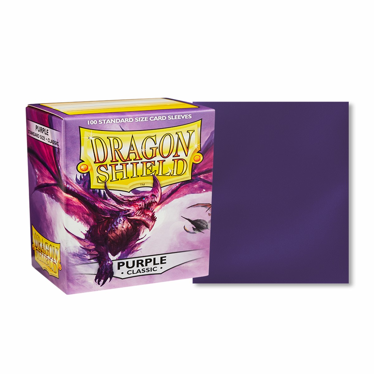 Dragon Shields: (100) Classic Purple