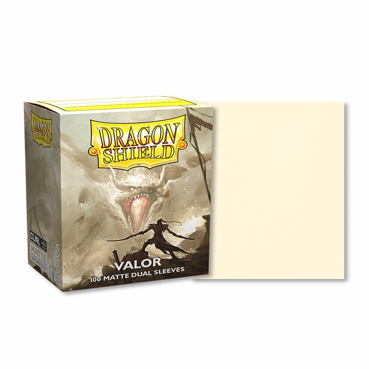Dragon Shields: (100) Matte Dual - Valor