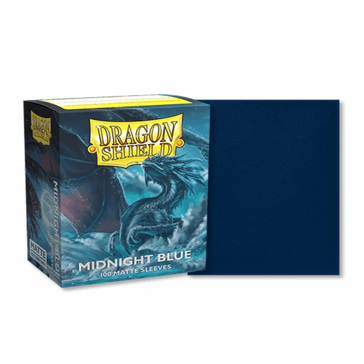 Dragon Shields: (100) Matte Midnight Blue
