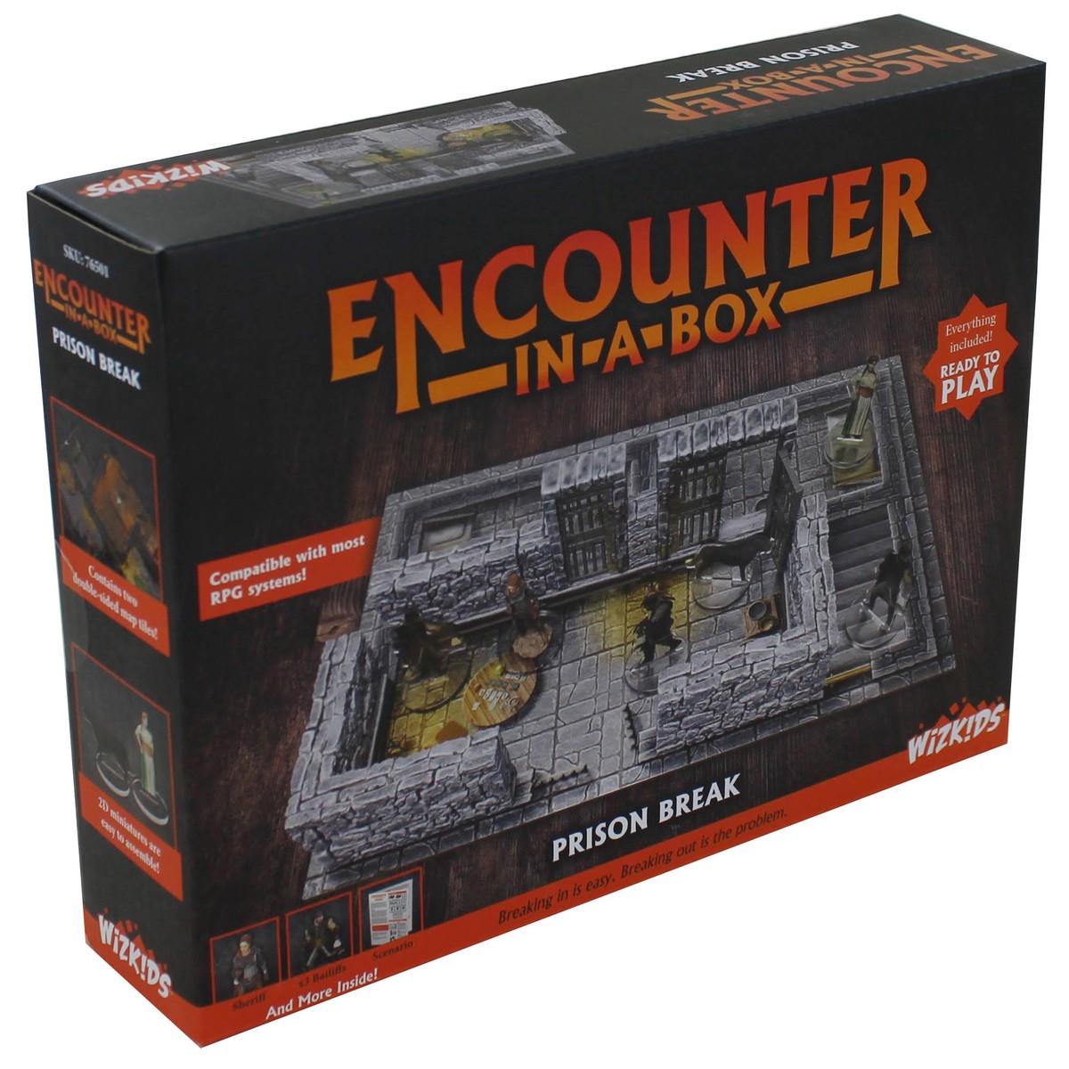 New Arrival WarLock Tiles: Encounter in a Box - Prison Break