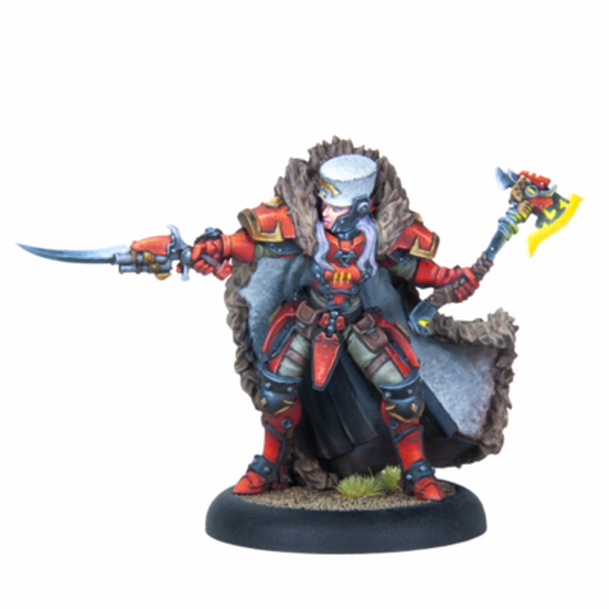 Warmachine: Khador Kapitan Ekaterina Baranova Warcaster