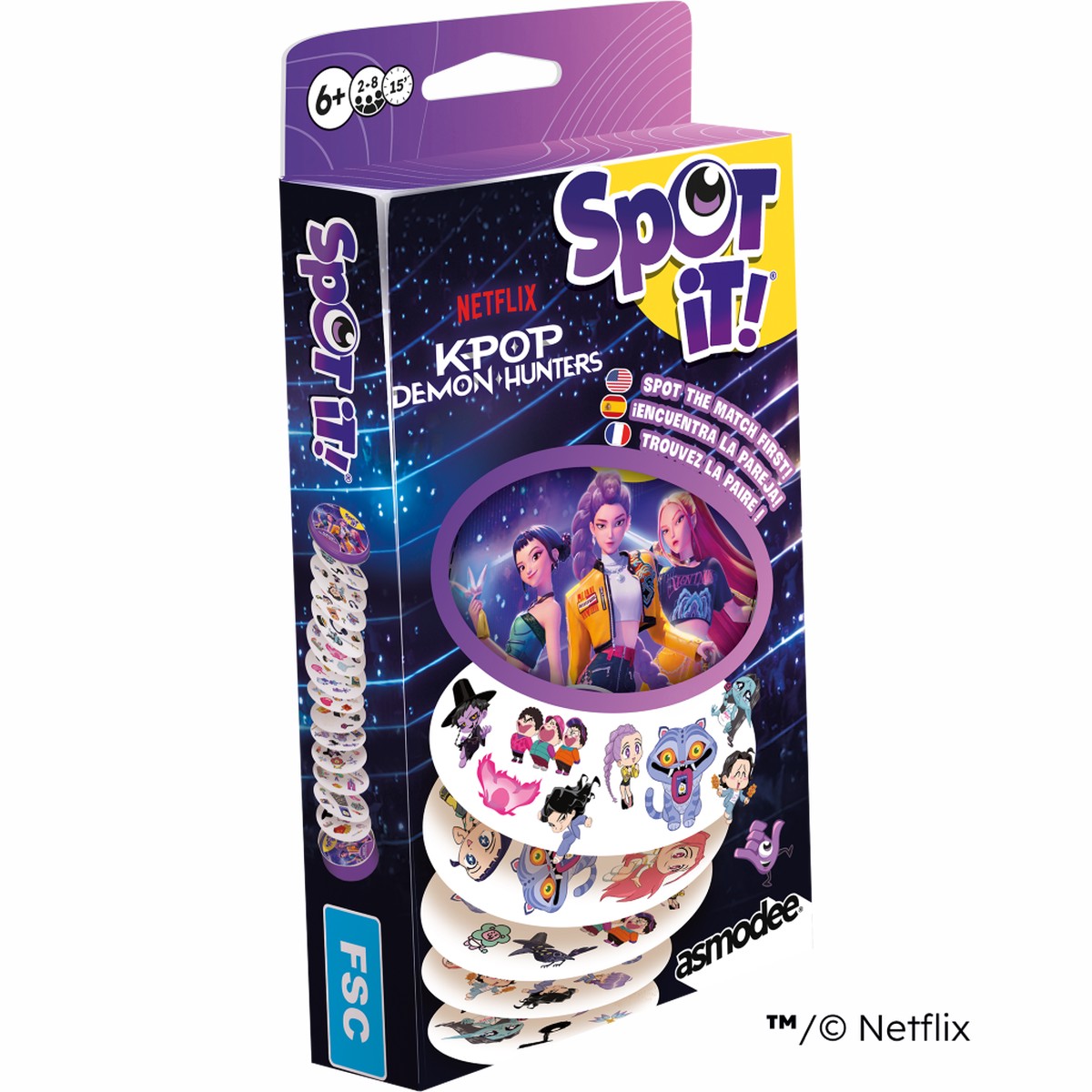 New Arrival Spot It! K-Pop Demon Hunters (Eco Blister)