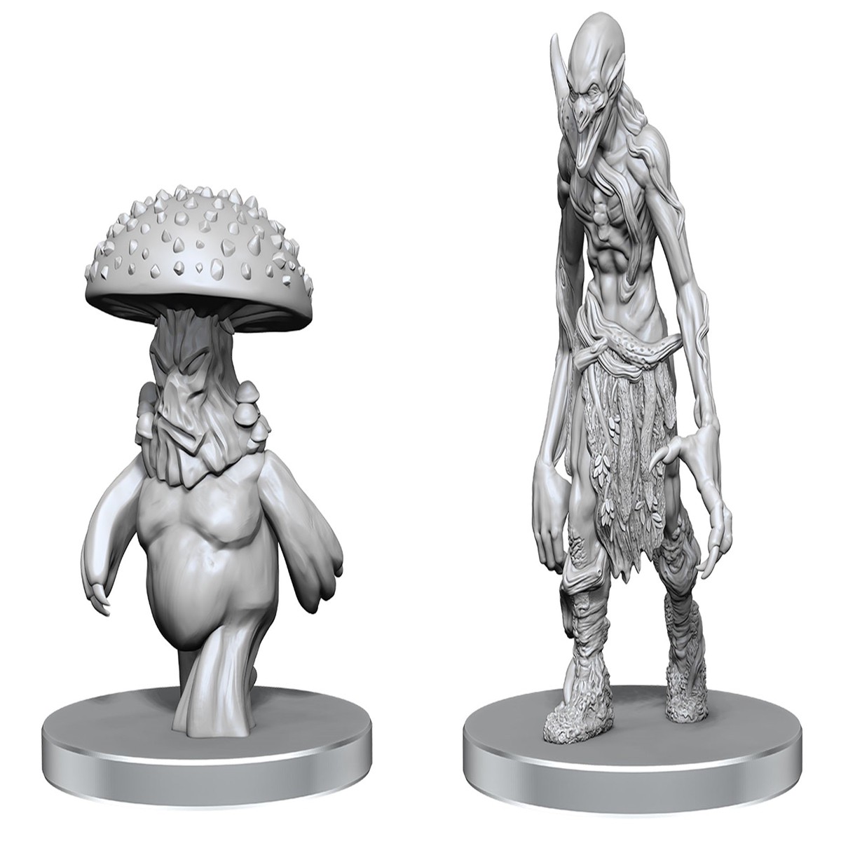 Pathfinder Deep Cuts Unpainted Miniatures: W26 Myceloid & Grimstalker