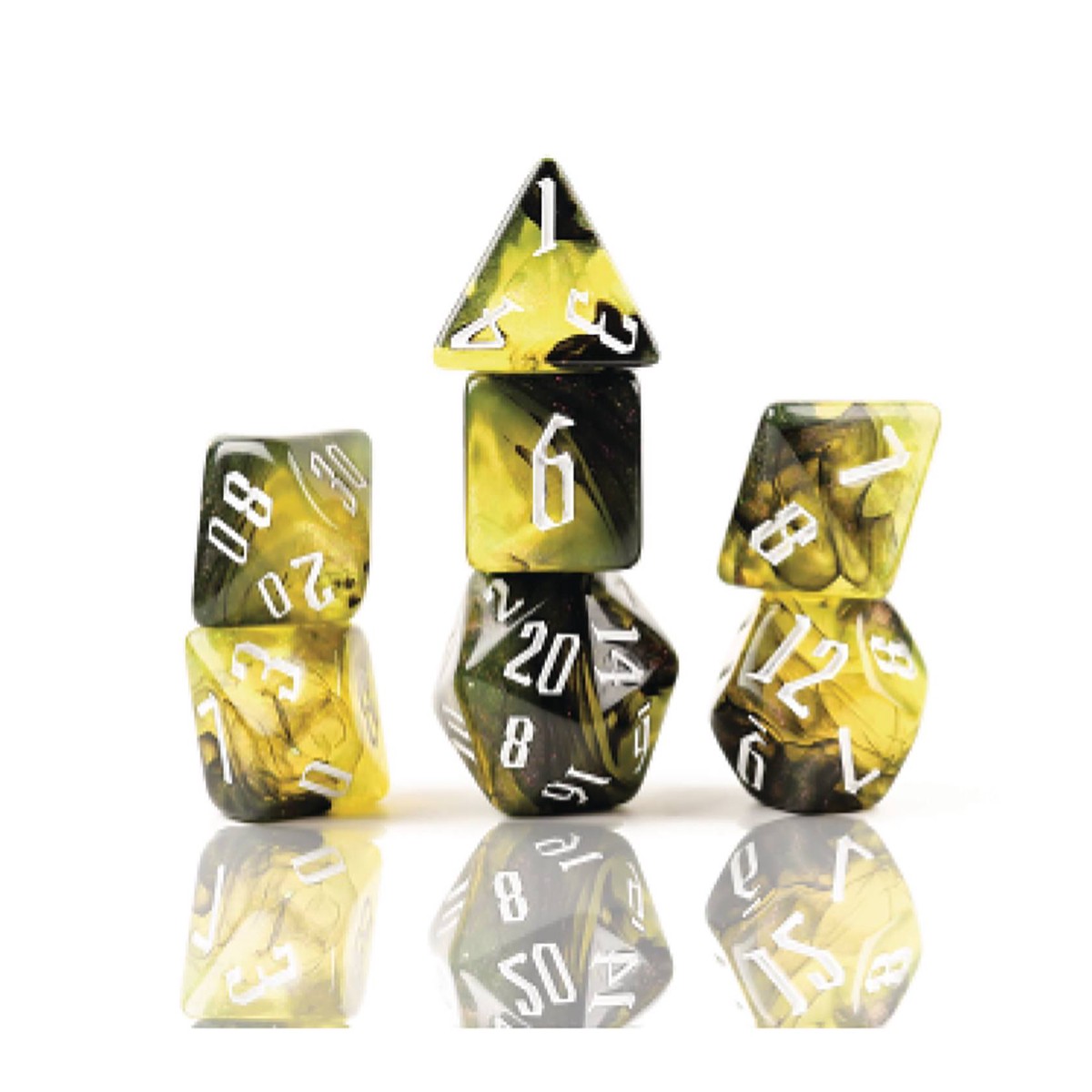 Sirius Dice RPG Dice Set (7): Poison Nebula