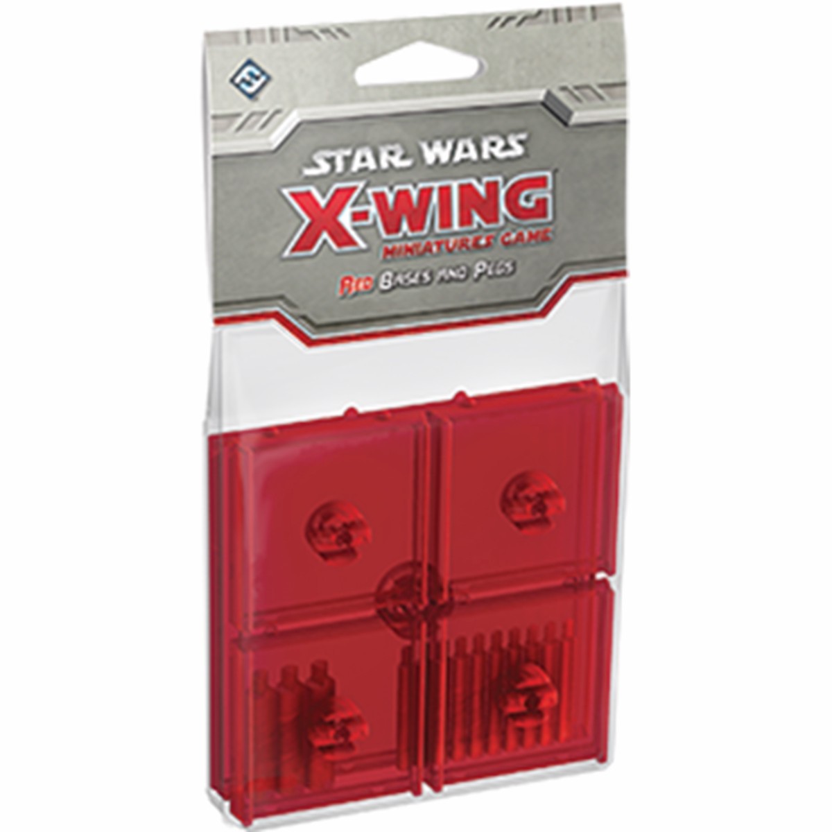 Star Wars X-Wing - Red Bases and Pegs