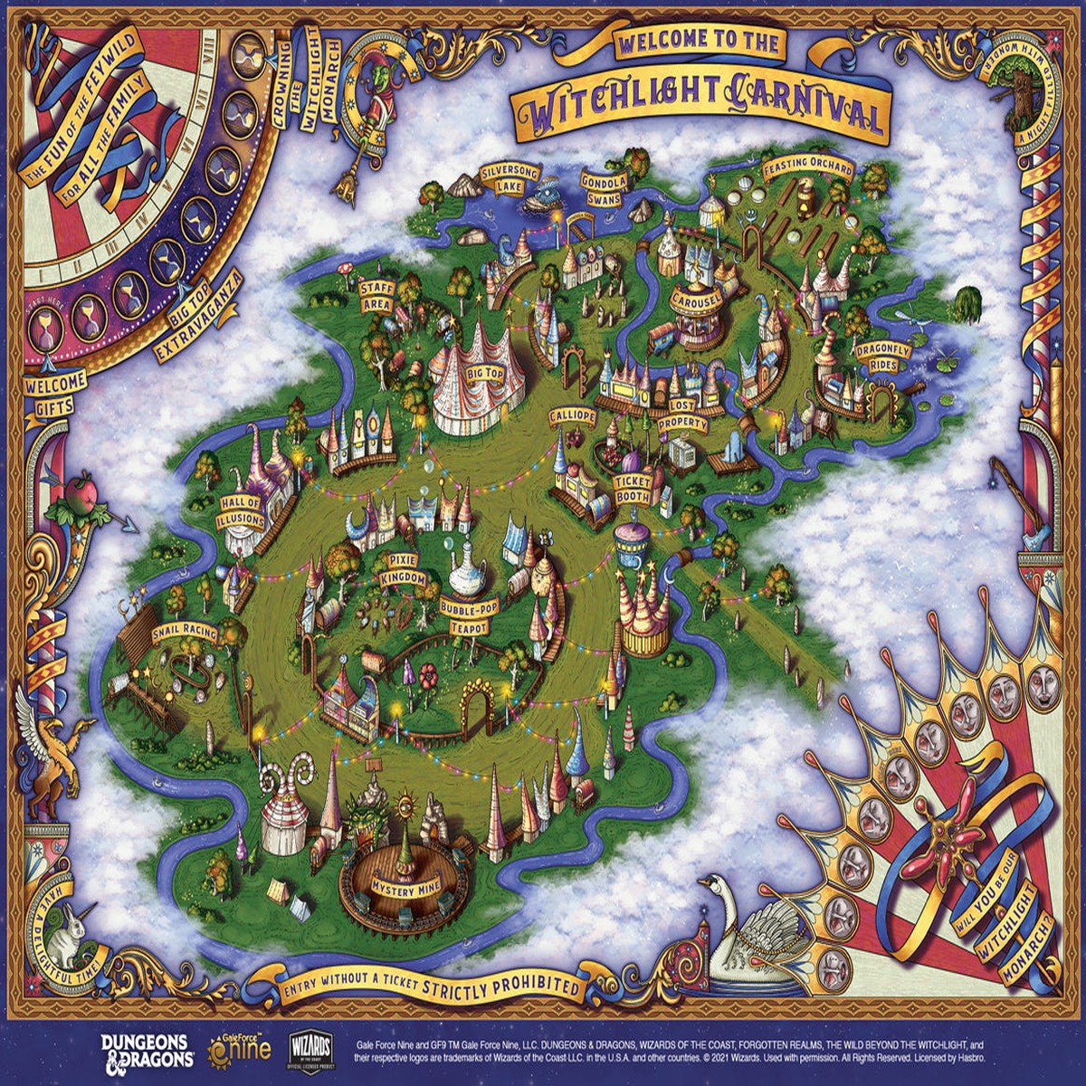 Dungeons & Dragons RPG: The Wild Beyond the Witchlight - Map Set