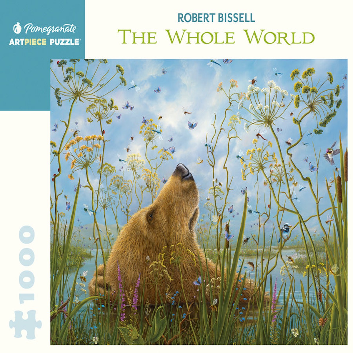 Pomegranate Artpiece Puzzle: 1000 Pieces - Robert Bissell - The Whole World