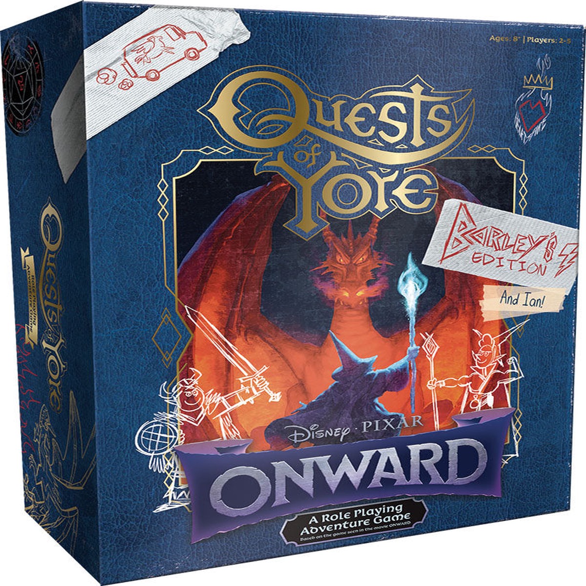 Quests of Yore RPG: Barley's Edition (from Onward movie)