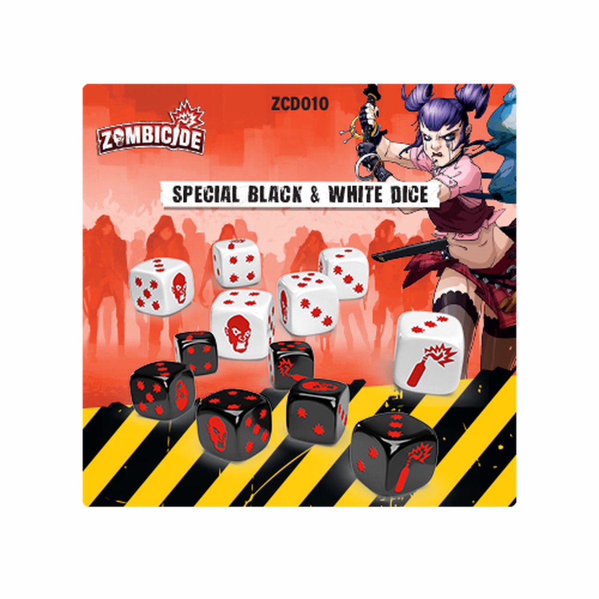 Zombicide: Back and White Dice Pack