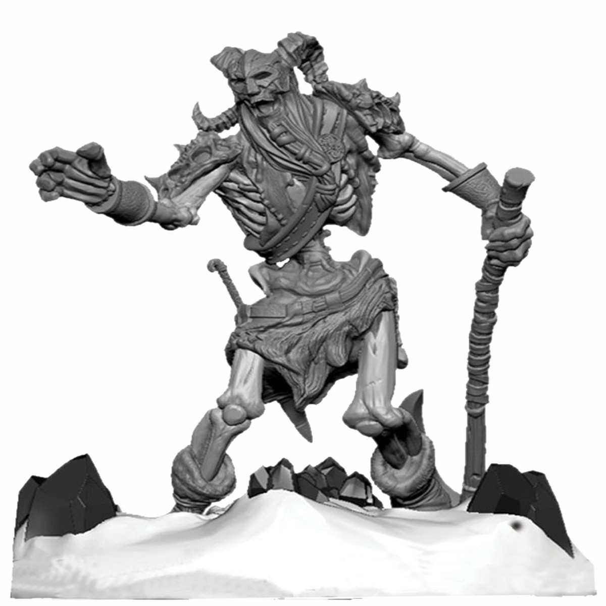 Dungeons and Dragons RPG: Icewind Dale: Rime of the Frostmaiden - Frost Giant Skeleton
