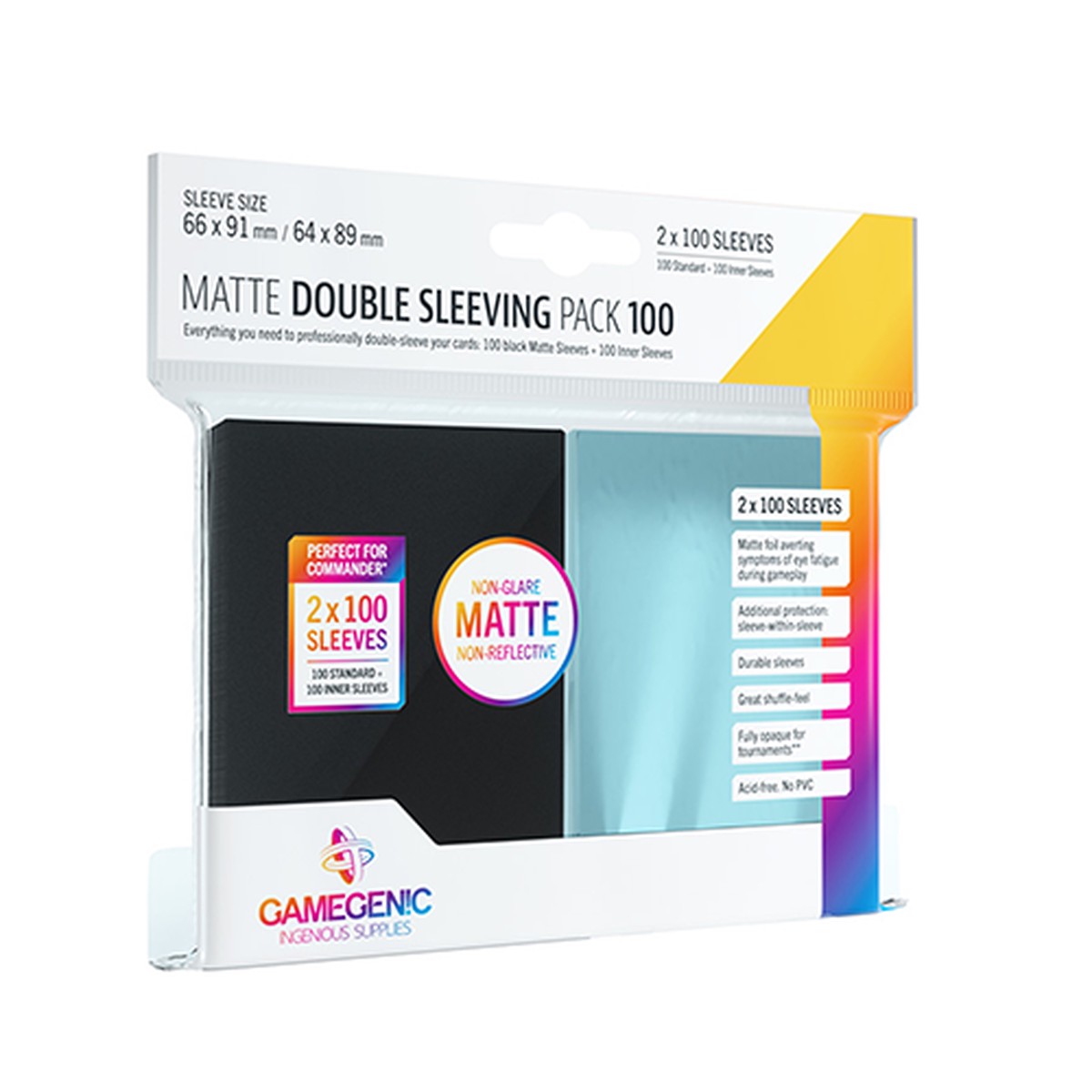 MATTE Double Sleeving Pack 100