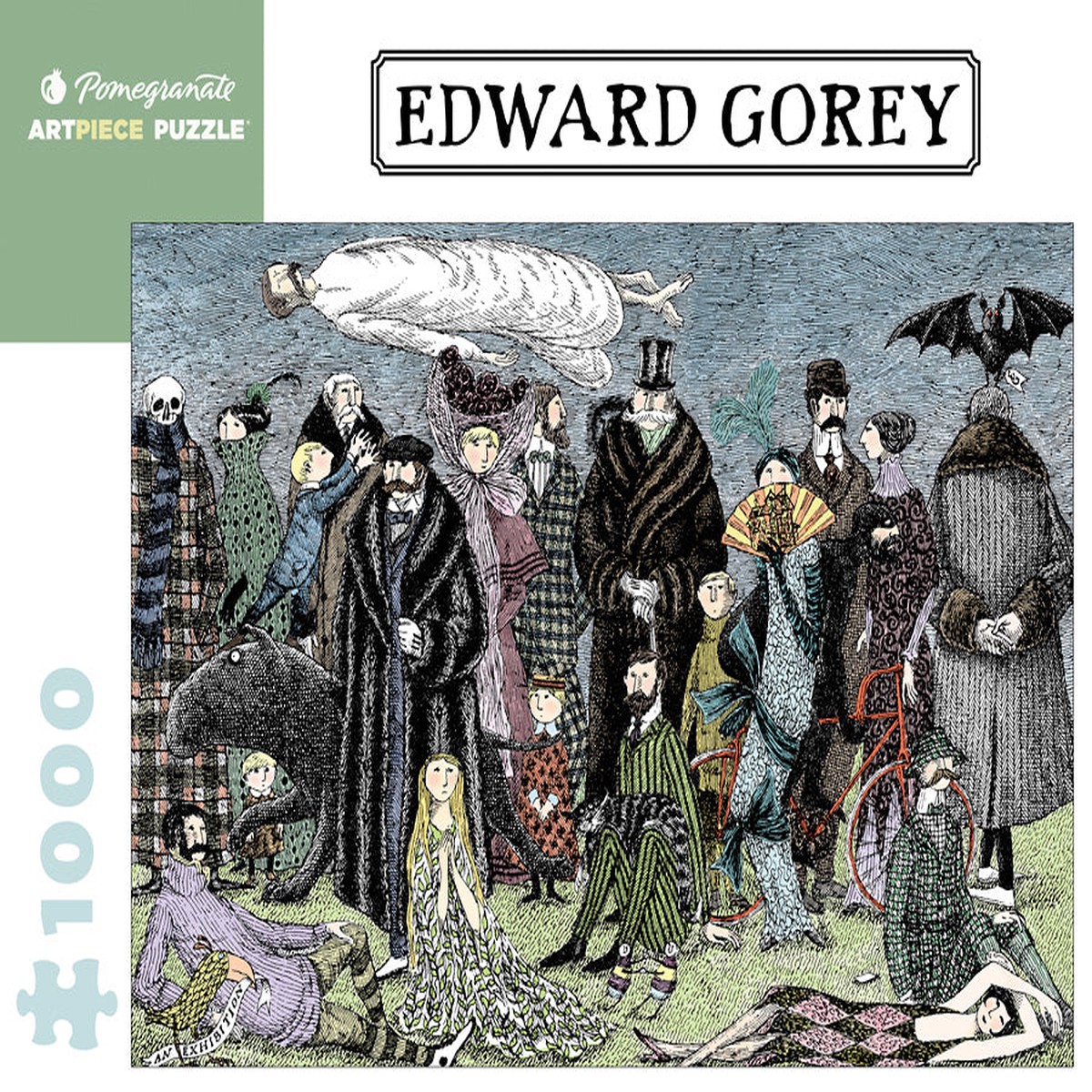 Pomegranate Artpiece Puzzle: 1000 Pieces - Edward Gorey
