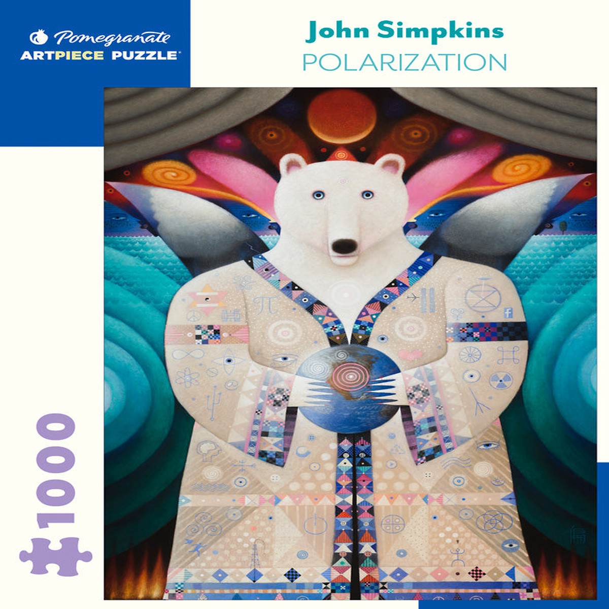 Pomegranate Artpiece Puzzle: 1000 Pieces - John Simpkins: Polarization