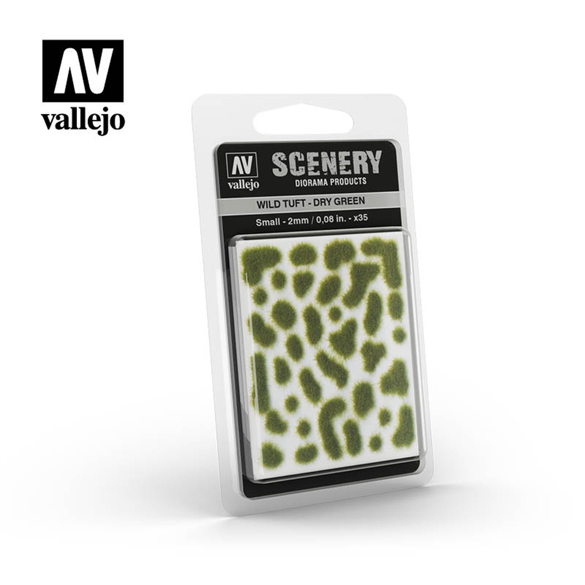 Vallejo Scenery: Wild Tuft - Dry Green (2mm)