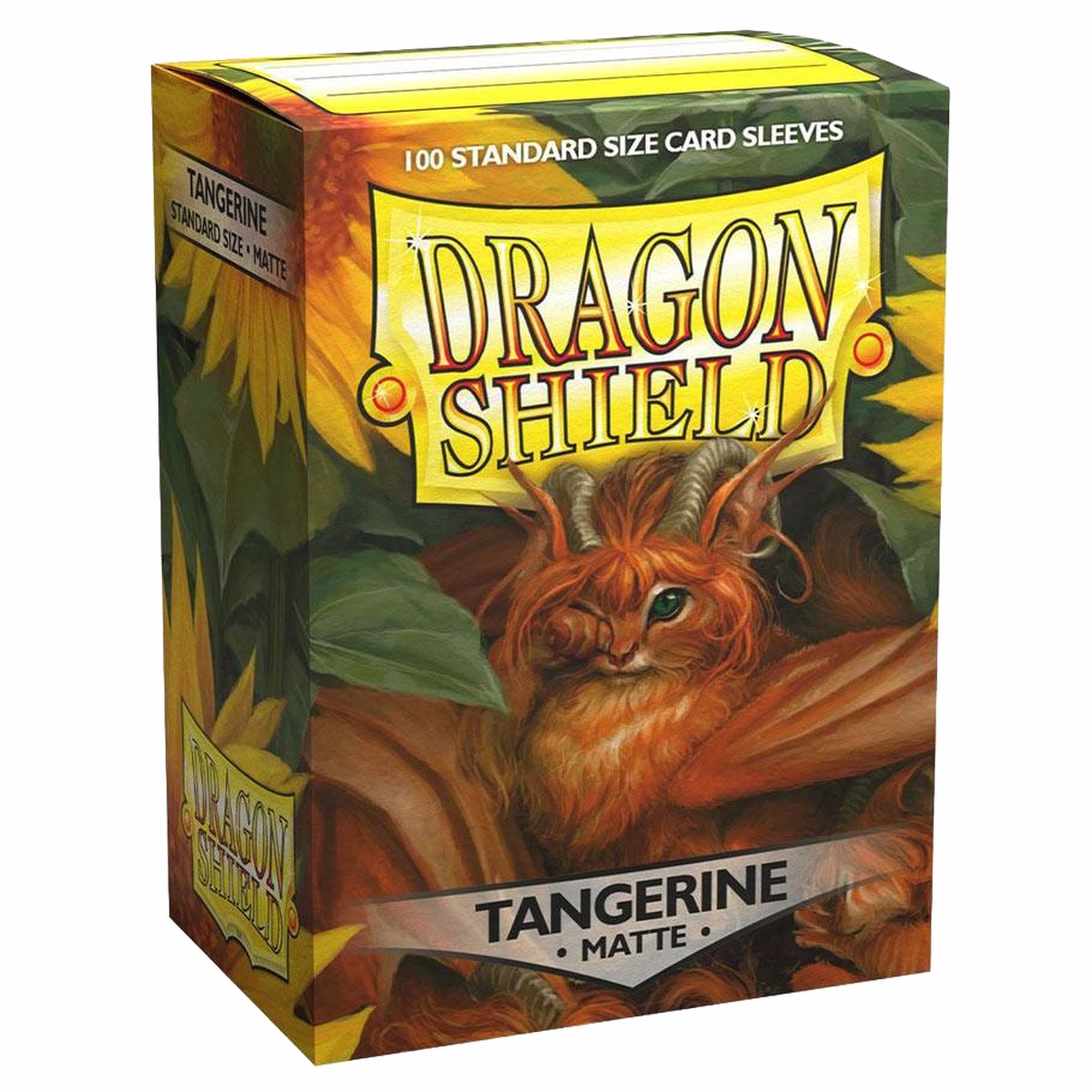 Dragon Shields: (100) Matte Tangerine