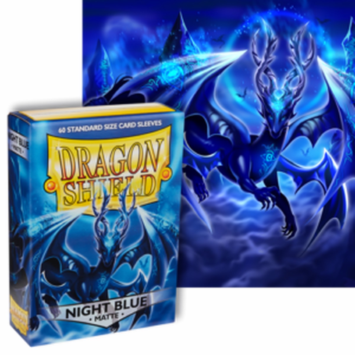 Dragon Shields: (60) Matte Blue
