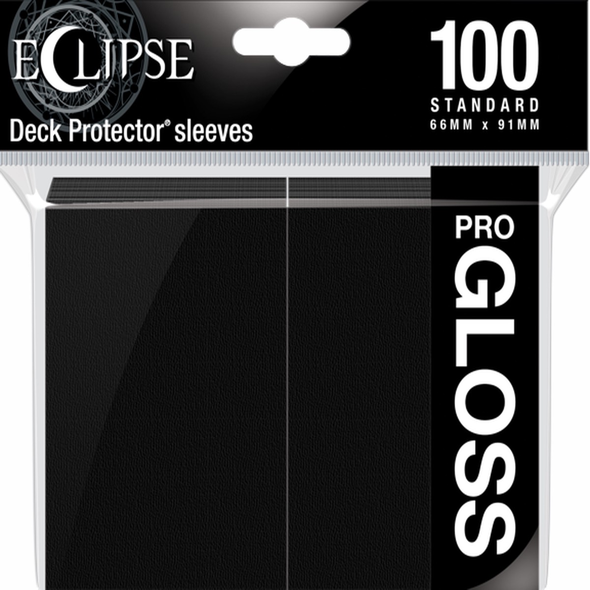 Pro-Matte Eclipse 2.0 Standard Deck Protector Sleeves: Black (100)