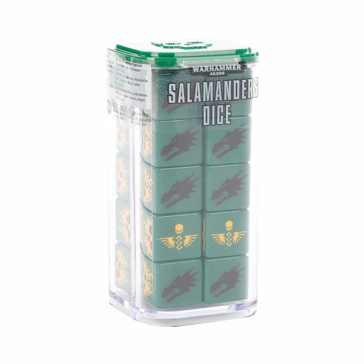 Warhammer 40,000: Salamanders Dice Set