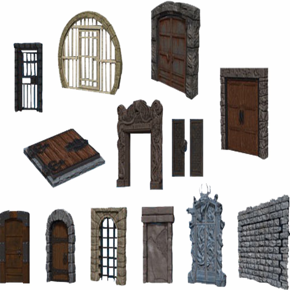 New Arrival WarLock Tiles: Doors & Archways
