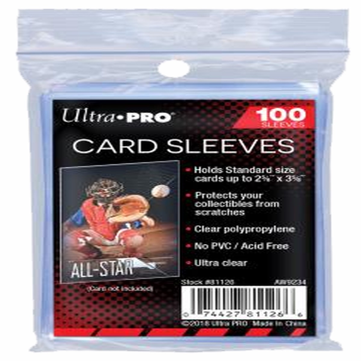 Ultra Pro Soft Card Sleeves - 100 count