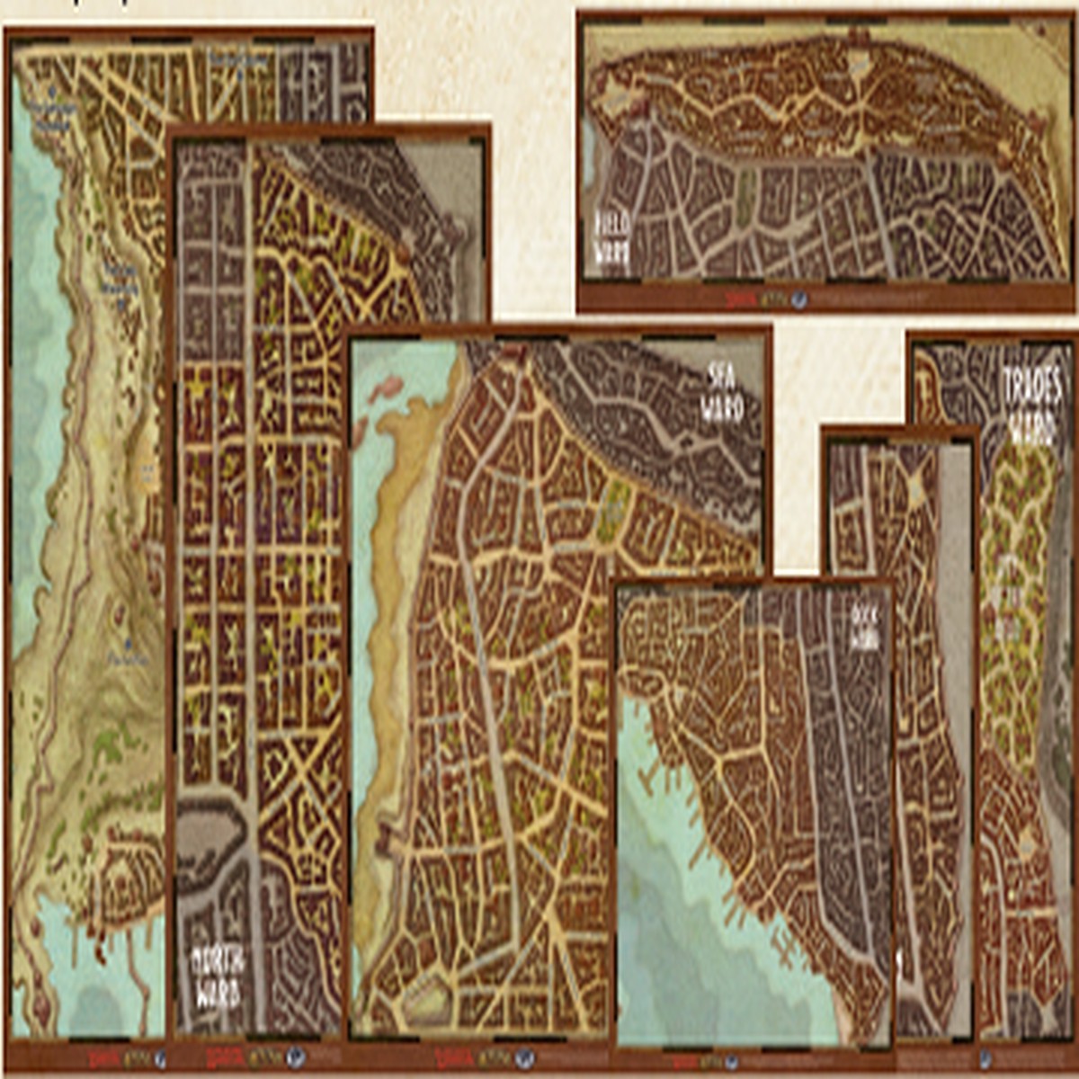 Waterdeep Dragon Heist Map Set