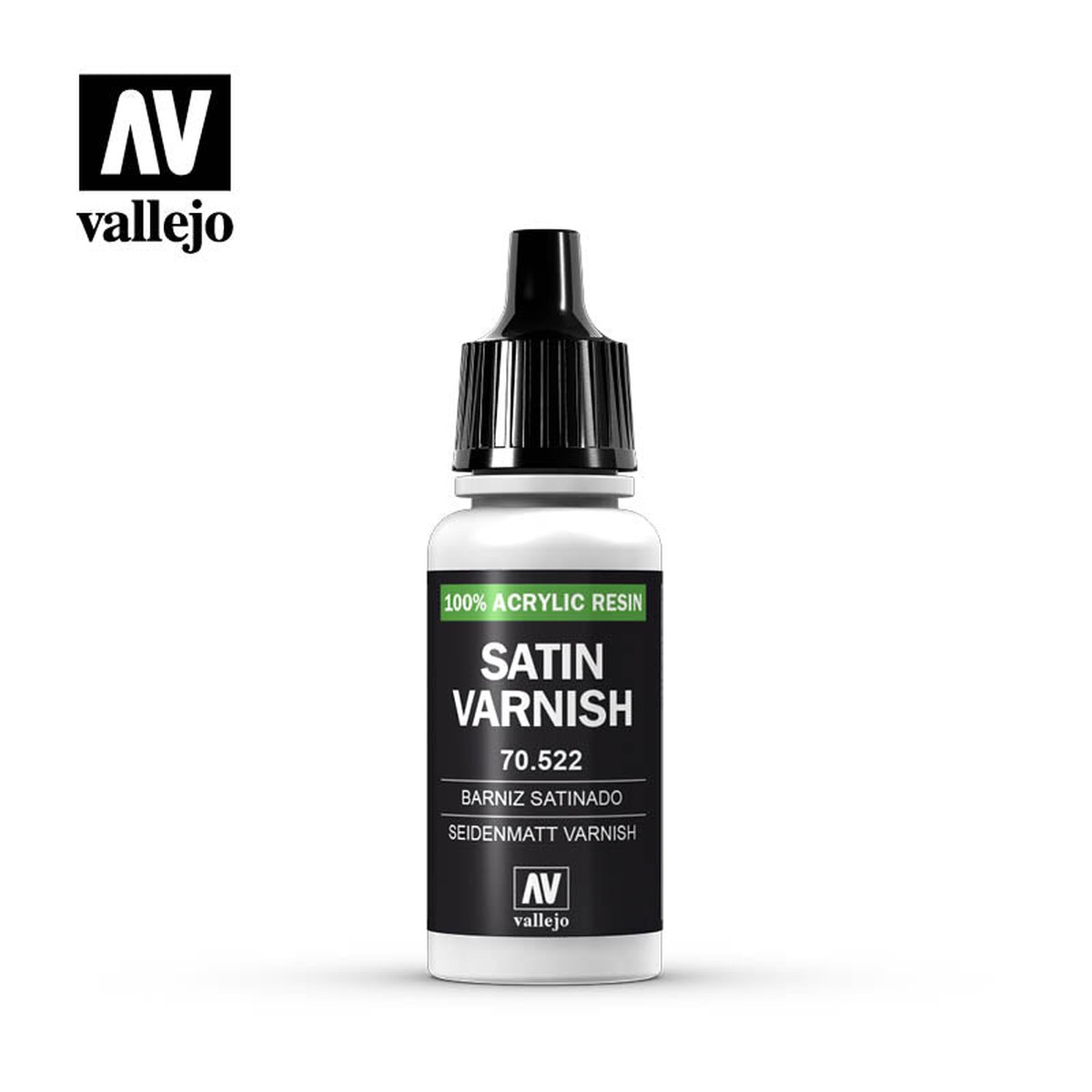 Vallejo Auxillaries: Satin Varnish (17ml)