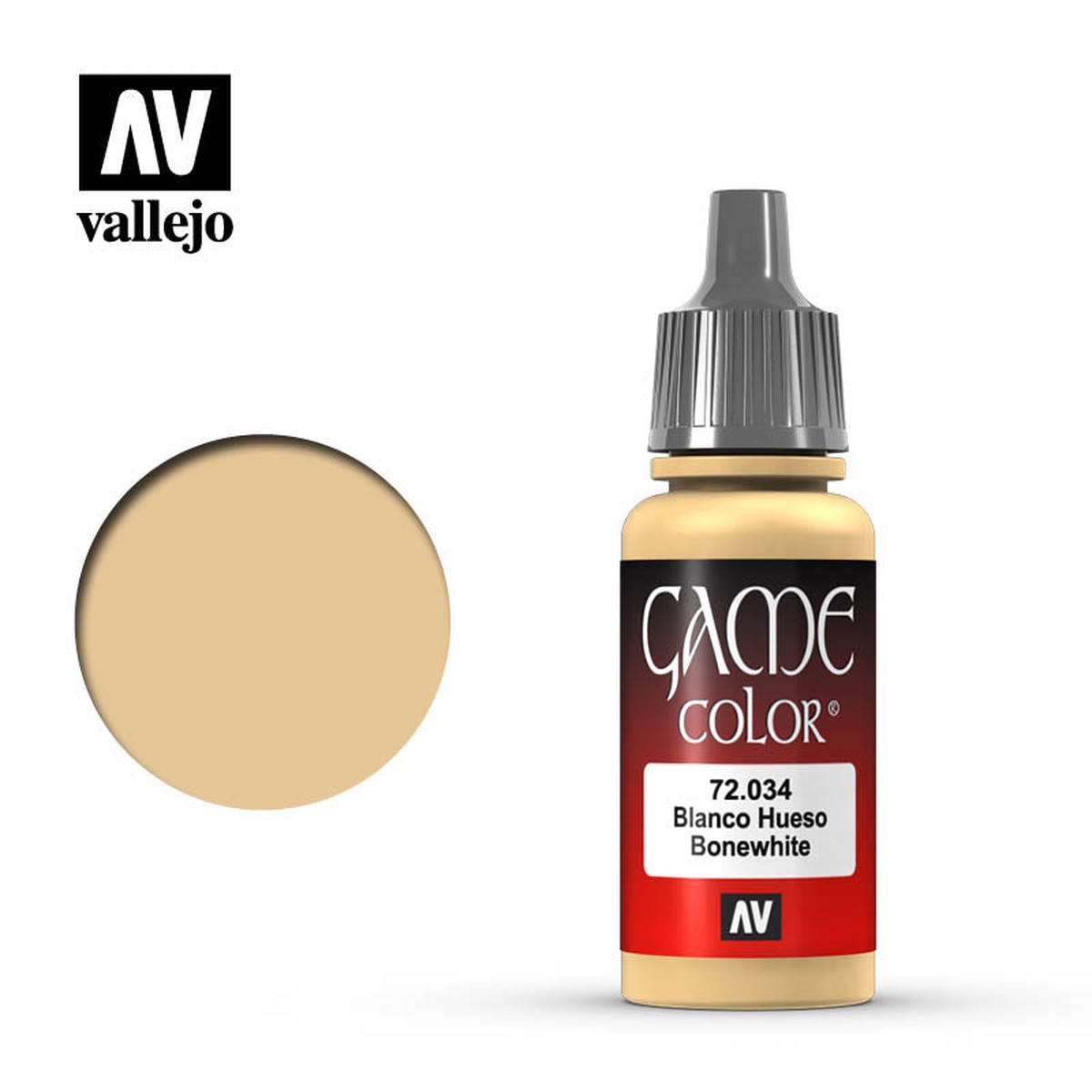 Vallejo Game Color: Bone White (17ml)