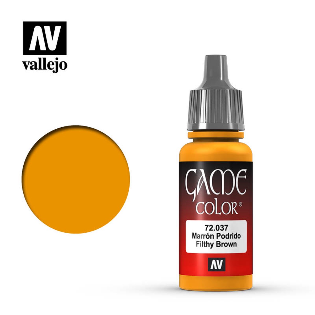 Vallejo Game Color: Flithy Brown (17ml)