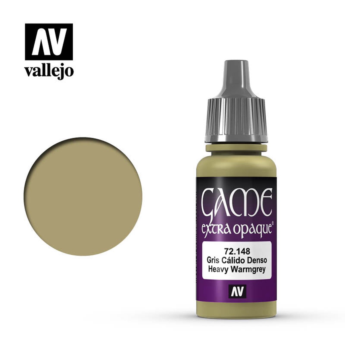 Vallejo Game Extra Opaque: Heavy Warm Grey (17ml)