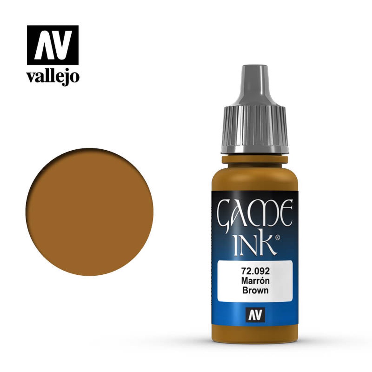 Vallejo Game Ink: Brown (17ml)