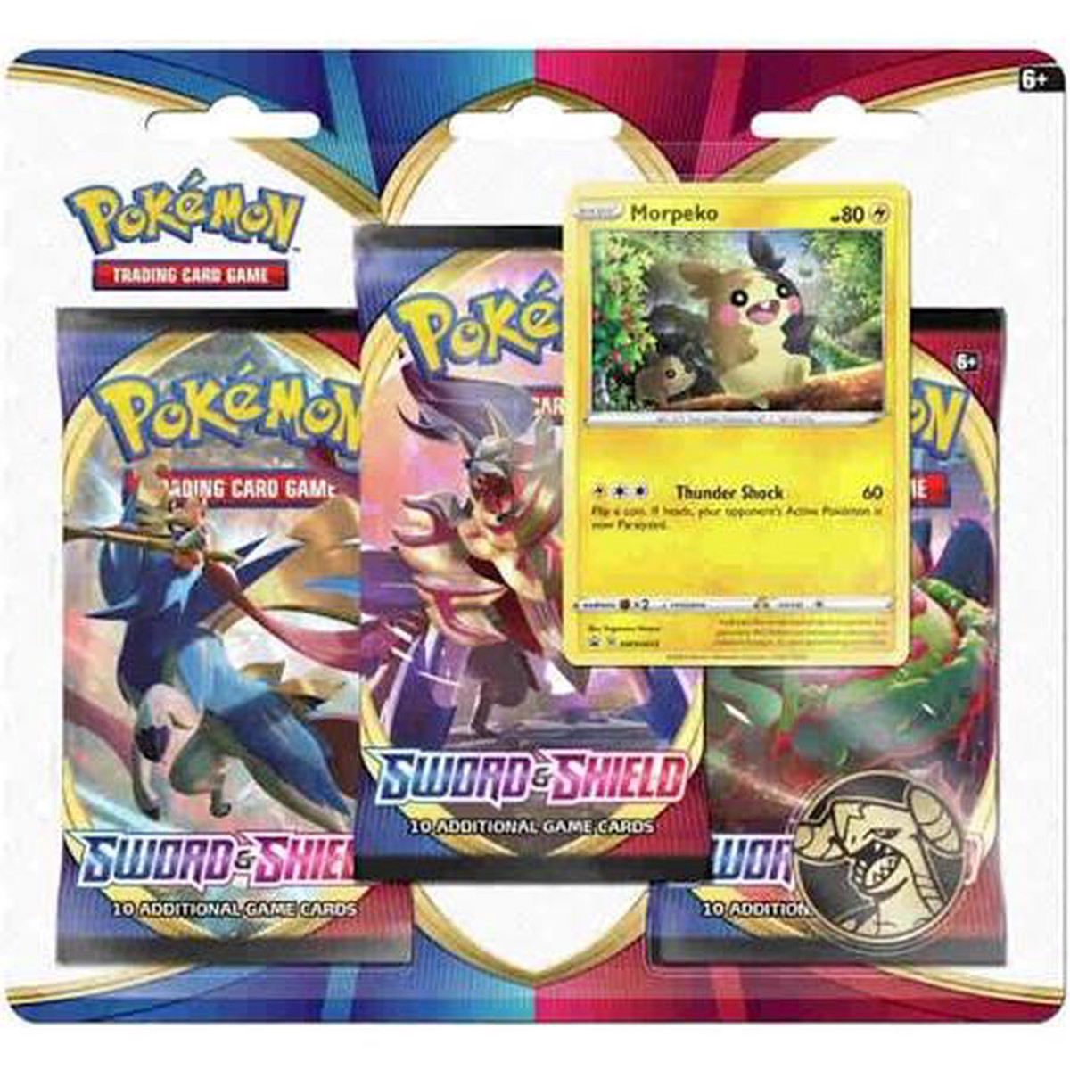 Pokemon TCG: Sword & Shield Three Booster Blister