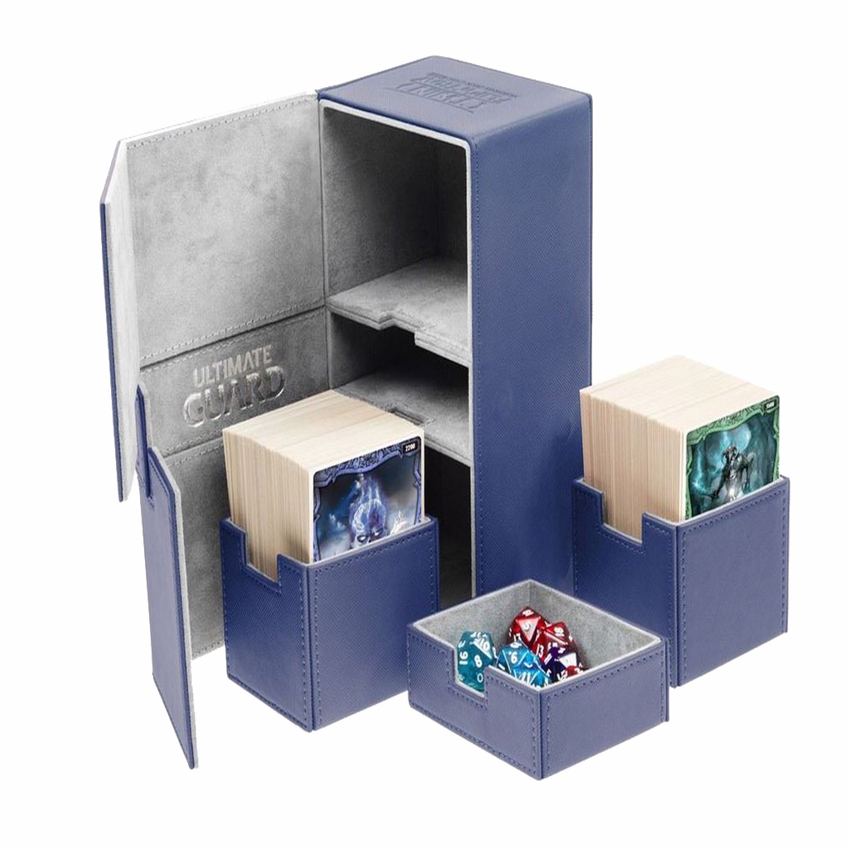 Ultimate Guard Twin Flip 'n' Tray 200+ Standard Size Blue