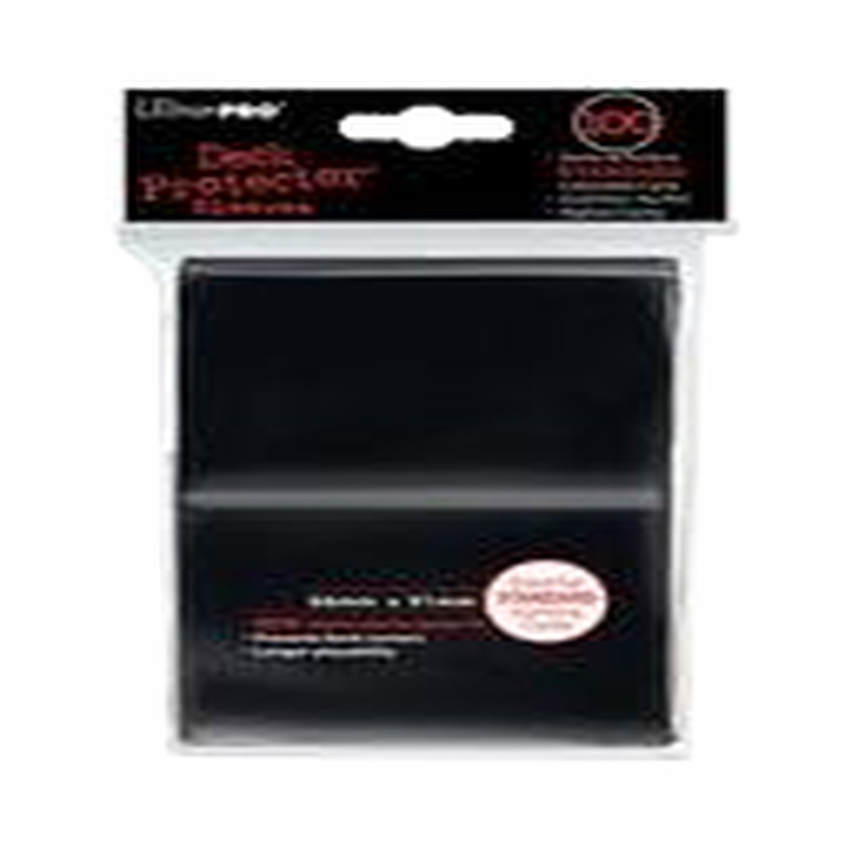 Deck Protector Pack: Black Solid 100ct