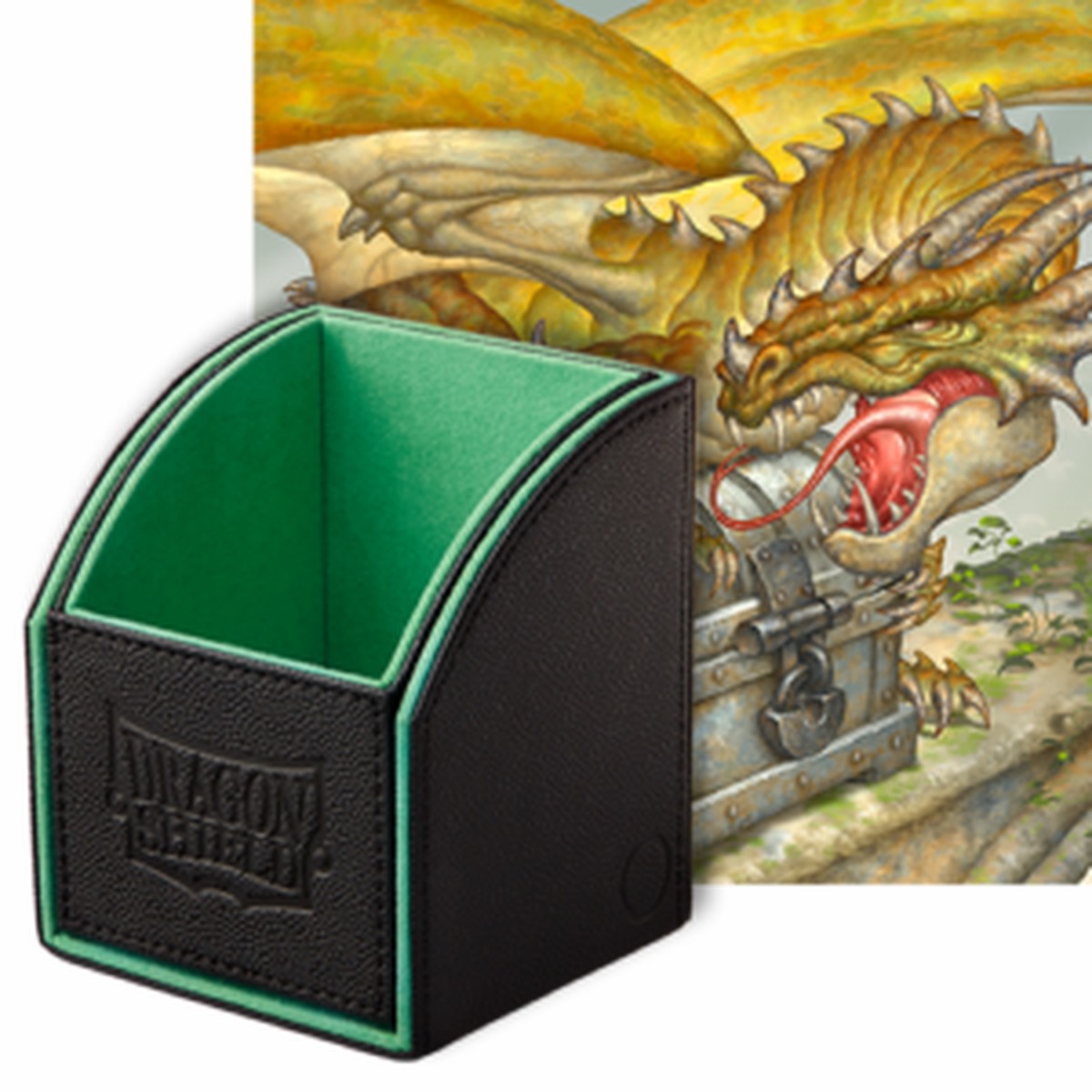 Dragon Shield: Nest Box 100 Green/Black