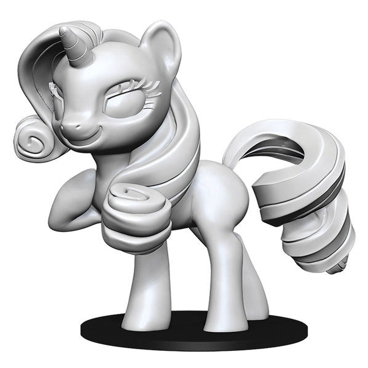 Hot Sale My Little Pony Deep Cuts Unpainted Miniatures: Rarity