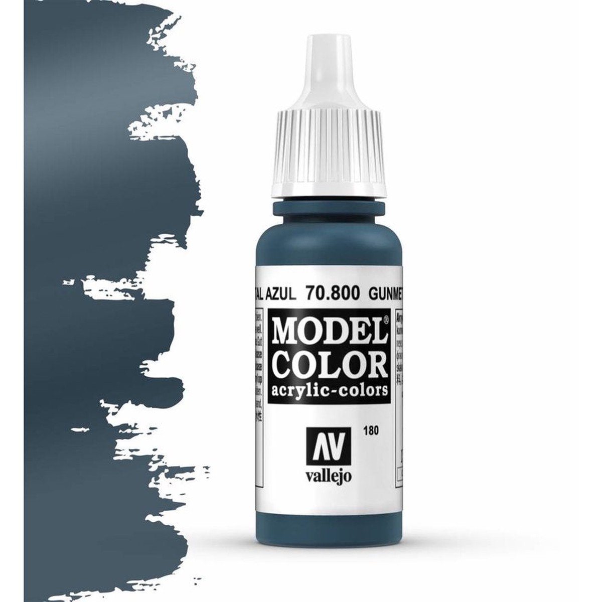 Vallejo Model Color: Metal Blue (17ml)